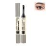 Crème teintée à double extrémité pour sourcils longue durée, stylo à sourcils imperméable et durable, crème de teinture à dou