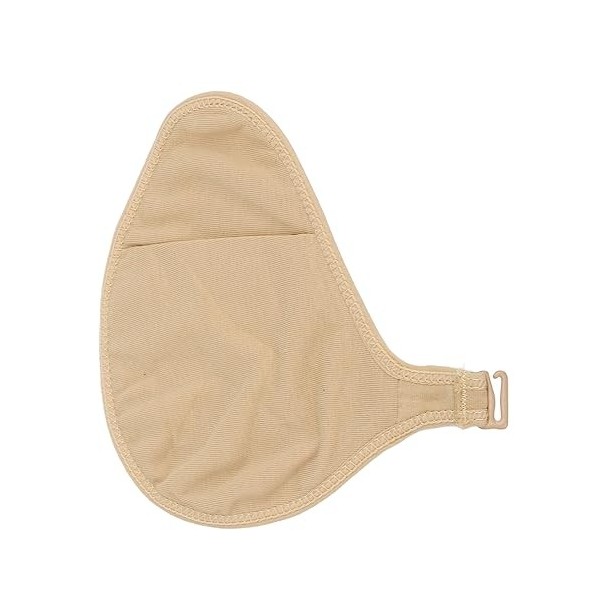 Poche de Protection du Sein, Sac de Poche en Coton, Poche de Protection du Sein Souple et élastique Portable pour Faux Sein d