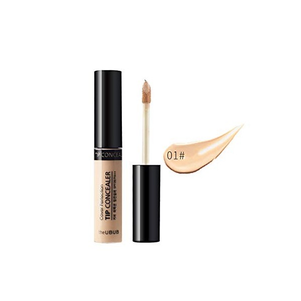 Hilai 1 PC Correcteur anti cernes correcteur de teint Liquid Camouflage Anti-cernes Correcteur Fit Soulignant Concealer 1 Fa