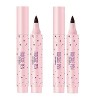 2 Colors Freckle Pen,Natural Lifelike Fake Freckles Makeup Pen, Magic Freckle Color Makeup Tool, Long-Lasting and Waterproof 