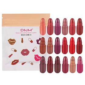 Mini Cap-sule Lipstick,18 Couleurs Cap-sule Lipstick Set,ensemble De Rouge À Lèvres Mini Cap-sule Mignon,Maquillage De Longue