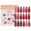 Mini Cap-sule Lipstick,18 Couleurs Cap-sule Lipstick Set,ensemble De Rouge À Lèvres Mini Cap-sule Mignon,Maquillage De Longue