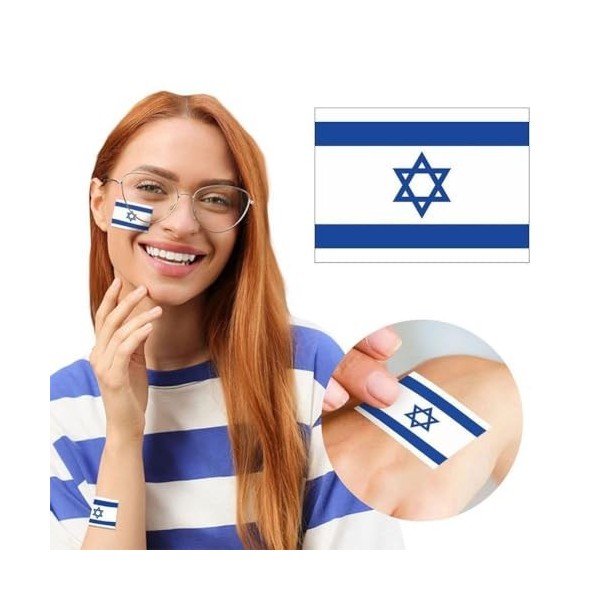 Autocollant drapeau israélien, I Stand with Israël, drapeau israélien support pour Israël, fier Israël à autocollant