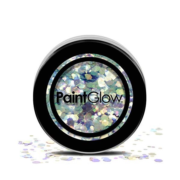 PaintGlow, Paillettes cosmétiques pour cheveux, visage et corps - Mystic Mermaid - 3 g