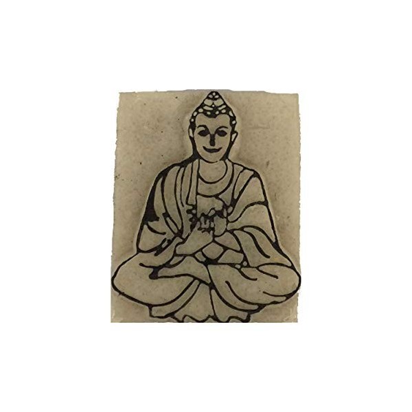 Pierre Tatouage Temporaire Ephémère Magic Tattoo BUDHA 4,5cm x 2,5 cm