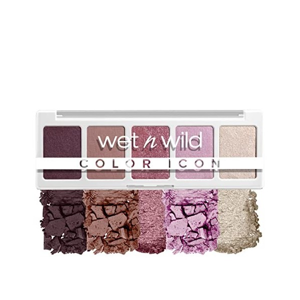 wet n wild, Palette 5 Nuances Color Icon, Palette de Fards à Paupières, 5 Couleurs Richement Pigmentées pour un Maquillage Qu