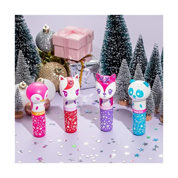 Lip Smacker Édition Limitée Lippy Pals Licorne, Brillant à Lèvres pour Enfants Inspiré par les Animaux, Hydratant et Lissant 