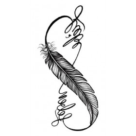 Beyond Lot de 10 feuilles de tatouages faux pissenlit attrape-rêves fleurs lotus roses