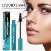 Mascara Volume, Mascara Waterproof Noir, Mascara Volume et Longueur, Naturel des Yeux, Longue DuréE, sans bavure, Fast Dry Fa