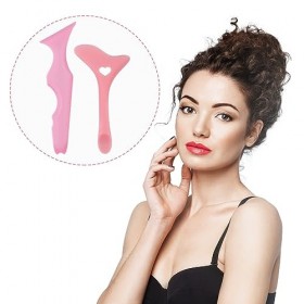 cobee Lot de 2 pochoirs en silicone pour eye-liner - Pointe ailée - Outil multifonction réutilisable pour le maquillage des y