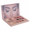 Belle Femme, Routefuture Beauté Maquillage Disque Ombre à Paupières à Paillettes 18 Couleurs Brillant Poudre Scintillante Mat