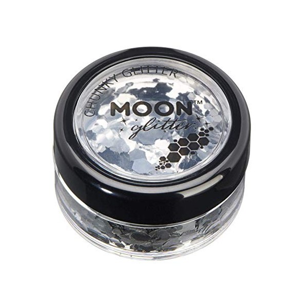 Brillant épais classique par Moon Glitter – 100% de paillettes cosmétique pour le visage, le corps, les ongles, les cheveux e