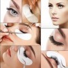 20 Paire Patchs Pour Extensions de Cils,Gel Patch de Cils,Non Pelucheux Gel Yeux Patchs Cils,Eye Gel Patch Lashes Yeux Eye Pa