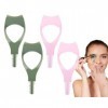Lot de 4 applicateurs de mascara pour mascara - Brosses à cils - Applicateur de mascara avec support pour cils - Coussinet de