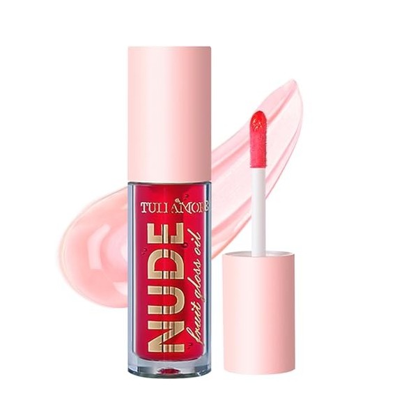 LOPHE Professional Makeup Gloss Huile à Lèvres Oil Lip Drip, Gloss Repulpant Levres Plumping Lip Gloss Tinted Lip Balm Adapté