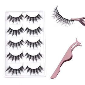 Cils Magnétiques, Cils Magnétique, 5 Paires Ultra-Minces Cils, 3D Faux Cils, Faux Cils Naturels, Faux Cils, Longs Fake Lashes