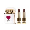 AEROBATICS 2PCS Portable Heart Matte Lipstick, Écouteurs Style Longue Durée Imperméable Velours Lip Gloss Set, Maquillage pou