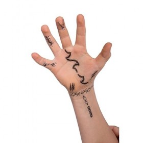 Lot de 60 tatouages pour Halloween