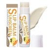 Crème solaire pour les lèvres,Baume à Lèvres Hydratant Bum Sun SPF30 - Crème solaire pour les lèvres format voyage, protectio