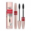 Mascara Slender Curling 2 en 1 et Mascara résistant à la transpiration longue durée Code Mascara Rose Gold, One Size 