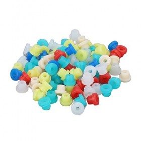 Œillets Daiguille de Tatouage, 100 Pièces, Fournitures de Tatouage Professionnelles pour Fixation Daiguilles Souples PBR, A