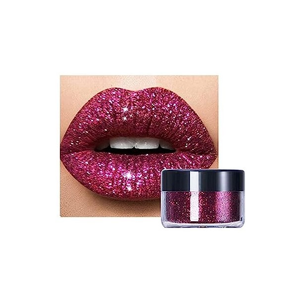 Kawaii Kisses Glitter Lip Kit Glitter Lip Kit Glitter Glitter Lip Kit Waterproof Rose Rouge 