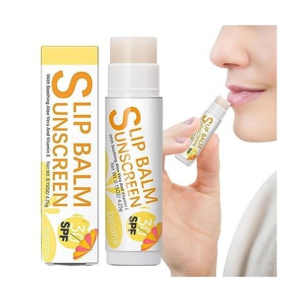 Baume à lèvres FPS - Baume à Lèvres Hydratant Bum Sun SPF30 | Écran solaire pour les lèvres avec protection solaire, écran so