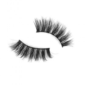 Faux Cils Naturel, 5 Paires Faux Cils 3D Réutilisables sans Colle Faux cils Artificiels Naturels Longs noirs Purs à la main a