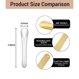 Pack De 4 Spatule Cosmétique,Cuillère Pour Spatule à Crème,Cuillère De Beauté,Spatule Cosmétique Maquillage,Spatule De Maquil