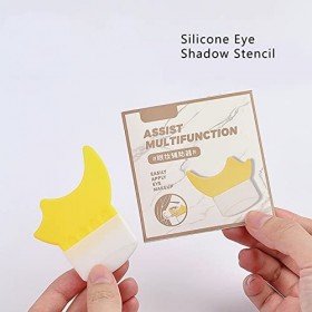 Pochoir Deye-liner en Silicone à Pointes Ailées, Réutilisable, Imperméable et Facile à Nettoyer, Modèle Dombre à Paupières 