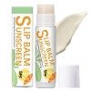 Baume à Lèvres Solaire,Crème solaire hydratante pour les lèvres - Crème solaire pour les lèvres format voyage, protection sol