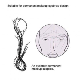 Ligne de fil de mesure de sourcil, ligne de règle de marqueur de ligne de microblading, à utiliser avec le marqueur de ligne 