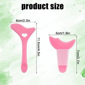 4pcs Pochoirs pour Eye Liner, Multifonction Pochoir Fard a Paupiere en Silicone Pochoir Eyeliner Yeux Réutilisable pour Eye-L