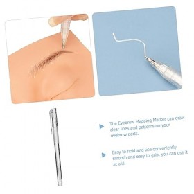 3 Pièces Stylo Marqueur À Sourcils Crayon À Sourcils Crayon À Sourcils Blanc Marqueur Stylo Tatouage Crayon À Sourcils Marque