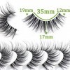 Faux Cils Naturel court 3d Faux Cils Doux 5 paires Réutilisable Cat Eye Fake Lashes Waterproof les faux cils Wispy Eye Lashes