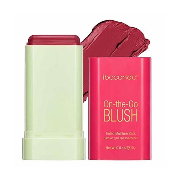 Maquillage Blush Stick, Stick Hydratant Teinté, Fard À Joues Maquillage, Crème Teintée Pour Les Joues Mate Pour Peaux Matures