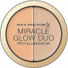 Max Factor Miracle Glow Duo Pro Illuminator, Creamy Highlighter, 2-Medium