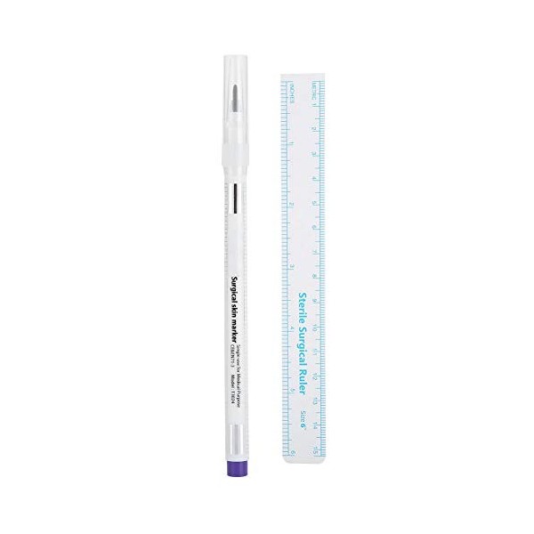 Stylo marqueur de peau de tatouage semi-permanent, stylo de positionnement de microblading étanche pour les sourcils et les l