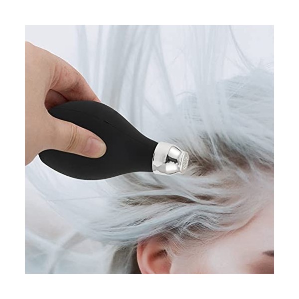 Pasyauer Pulvérisateur de poudre de silicone rechargeable, récipient à poudre vide pour barber, poudre noire durable pour pou