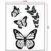 TREND ON TATS butterfly temporary tattoo, black butterfly tattoo, temporary tattoo, fake tattoos for kids, temporary, temp. t