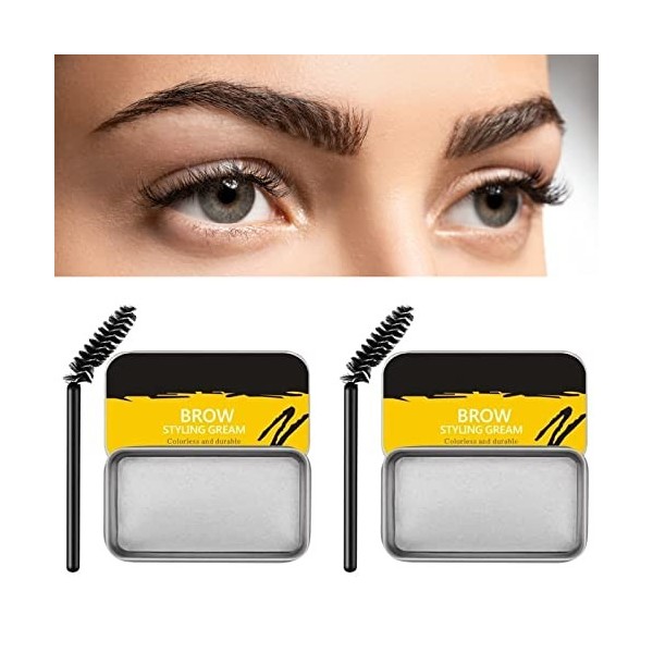 Savon Sourcils,Gel Sourcils,Soap Brows,Eyebrow Gel,Sourcils Savon Kit, Eyebrow Soap Kit,Eyebrow Soap Kit,Longue Durée et Impe