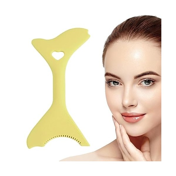 Outil deye-liner en silicone, Pochoirs Eyeliner légers portables, Bouclier de mascara pour débutants, pochoirs à sourcils po