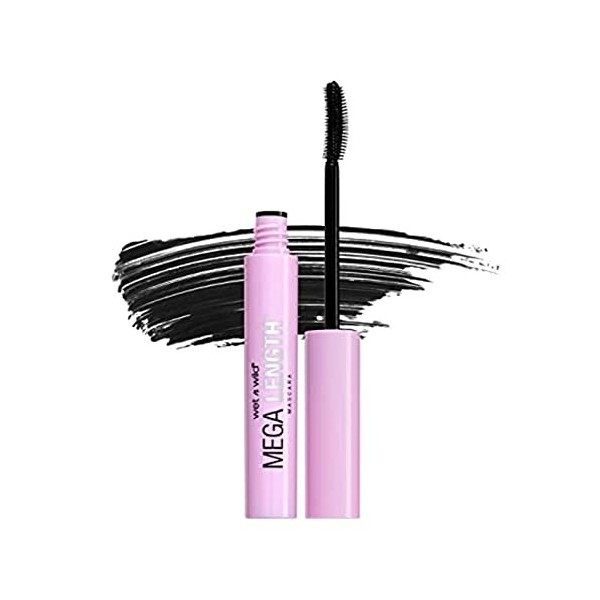 wet n wild Mascara Mega Length Noir Longueur Absolue 100% sans Cruauté 1 Unité