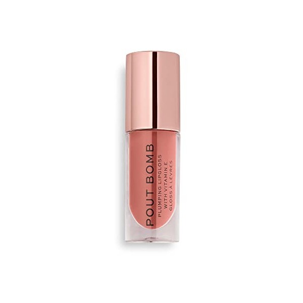 Revolution Pout Bomb Plumping Gloss Kiss Nude