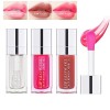 Ofanyia Hydrating Lip Glow Oil, Plumping Lip Gloss Tinted Lip Balm Transparent Lip Care, Long Lasting Hydrating Lip Gloss Tin