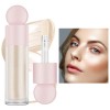 Highlighter Liquide Hydratant Brighten, Luminateur Liquide Longue Durée Smooth Shimmer, Bronzer Liquide Contour Stick Facile 