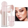 Highlighter Liquide Hydratant Brighten, Luminateur Liquide Longue Durée Smooth Shimmer, Bronzer Liquide Contour Stick Facile 