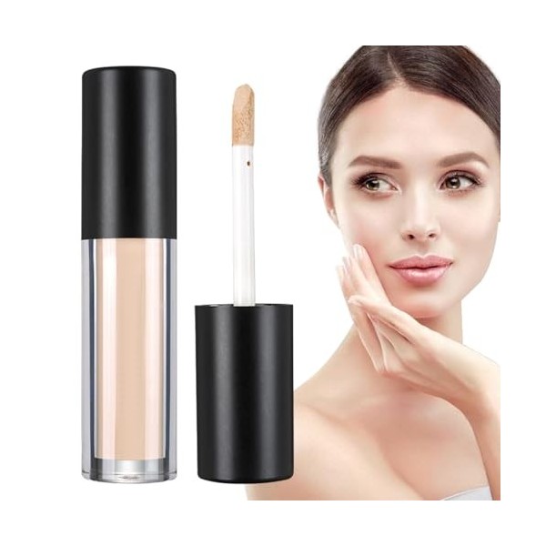 Correcteur mat liquide - Éclaircisseur anti-cernes sous les yeux - Stick anti-cernes naturel pour boutons, imperfections et d