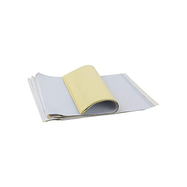 LIXBD Lot de 10 feuilles de papier transfert pour tatouage corporel