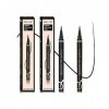 Cils Stylo Eyeliner Liquide Noir avec Pointe Feutre pour des Looks Naturels et Déclarés, Stylo Liner à Pointe Feutre, Impermé